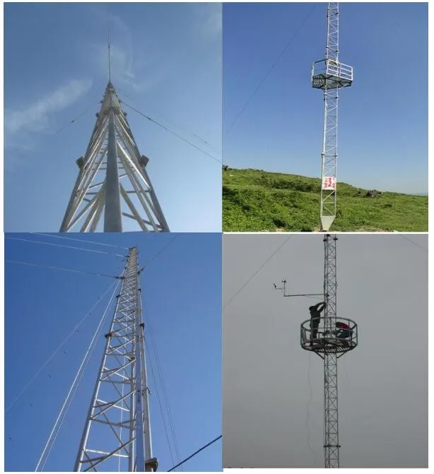 Types Of Antenna Guyed Mast Steel Tower Buy Antenna Tower