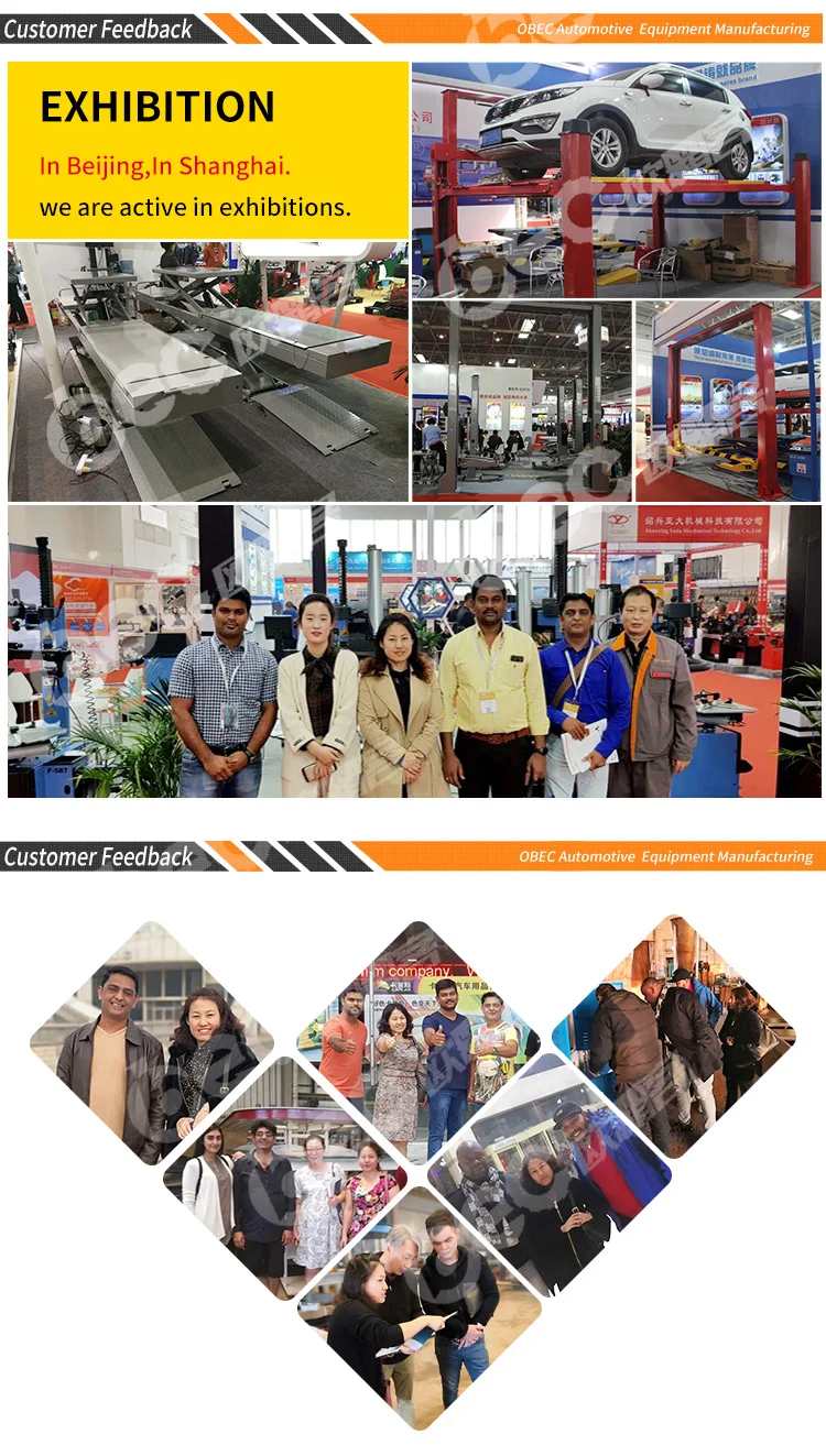 wireless mobile column truck bus four post hydraulic car lift