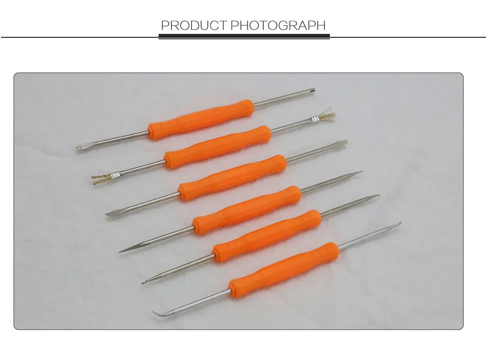 BGA 6 pcs soldering tools Repair Tools Set Professional Steel Solder Disassembly Tools BST-SA-10