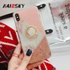 New products luxury marble phone case for iphone xs ring holder phone case