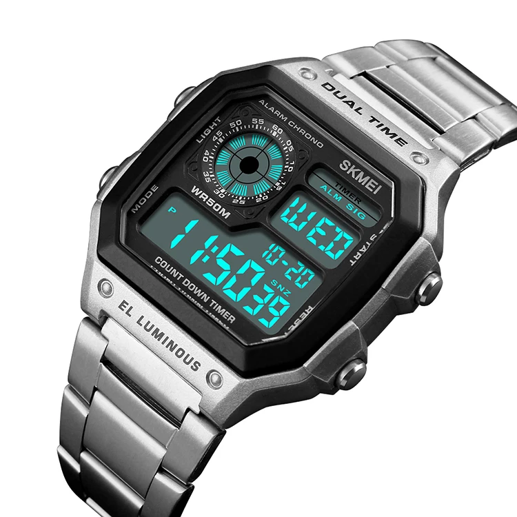 

Wholesale digital watch men sport fashion electronic watch skmei 1335, 3 colors