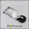 SS shock absorb spring swing gate wheels