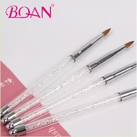 

BQAN Pure Kolinsky 8# Nail Brush Acrylic Nail Paint Design Acrylic Brush for 3D Art