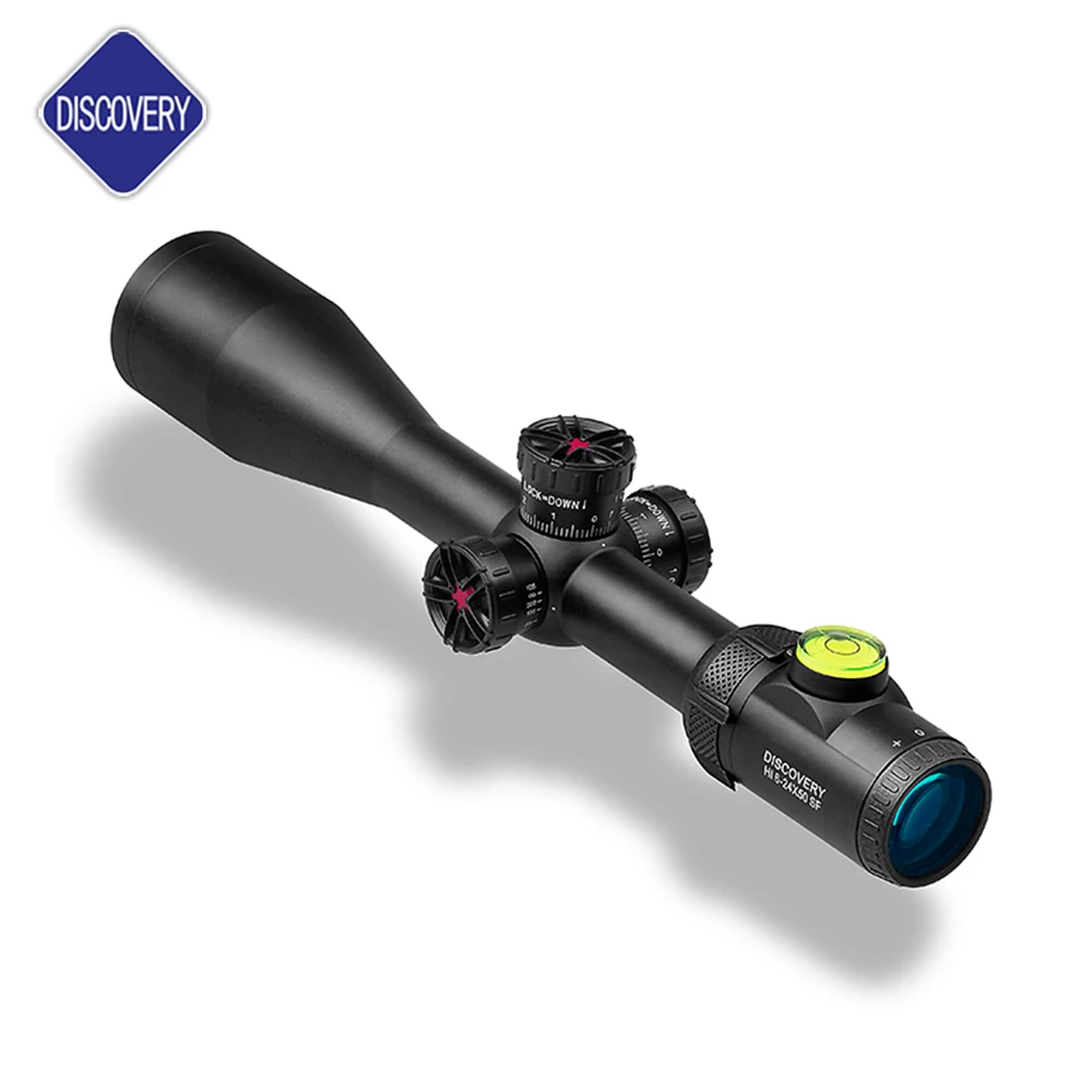 

New Discovery HI 6-24X50SF SFP Long range rifle scope Hunting riflescope GUN weapons Red Dot Laser Sight