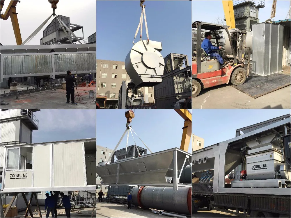 Road asphalt mixing plant 80TPH asphalt machinery