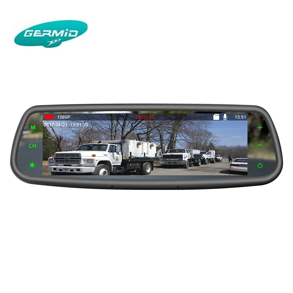 Sfety Car Rear View Mirror Monitor With 7.3 Inch Touch Screen