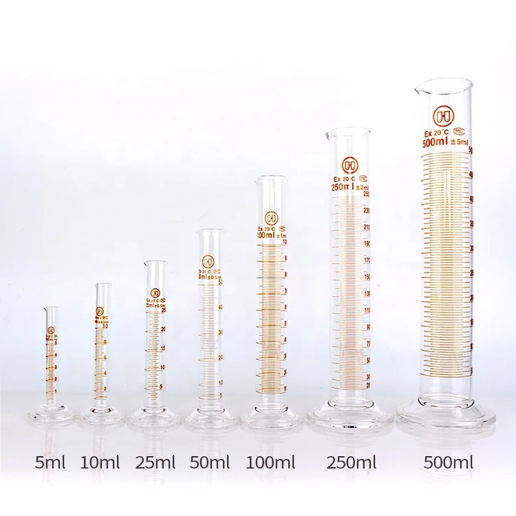 
Cheap 5ml 50ml 100ml 500ml 1000ml Laboratory Glassware Glass Pyrex measuring cylinder 