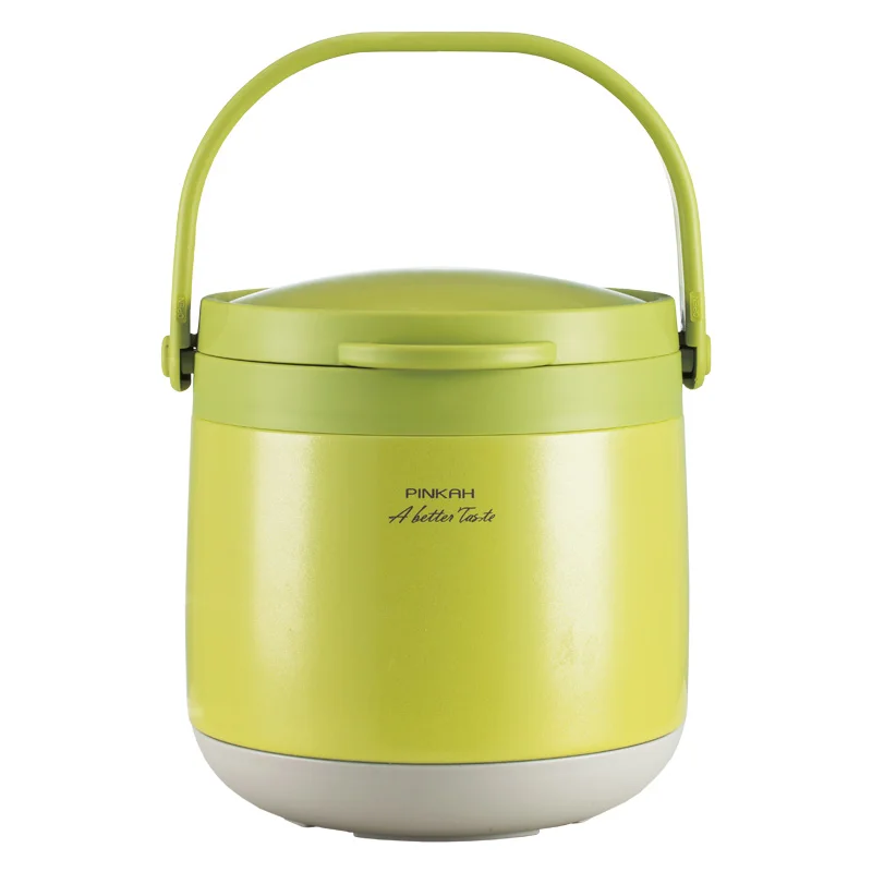 
PINKAH custom logo energy-saving no electricity multifunctional double stainless steel vacuum thermal cooker 