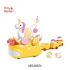Hot selling Unicorn kids kitchen set Ice cream Cart Toy For Kids for girls