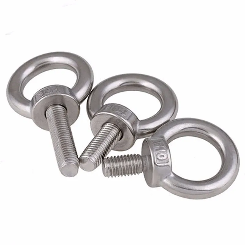 Perno De Ojo Acero Inoxidable A4 - M8 X 100mm Con Tuerca