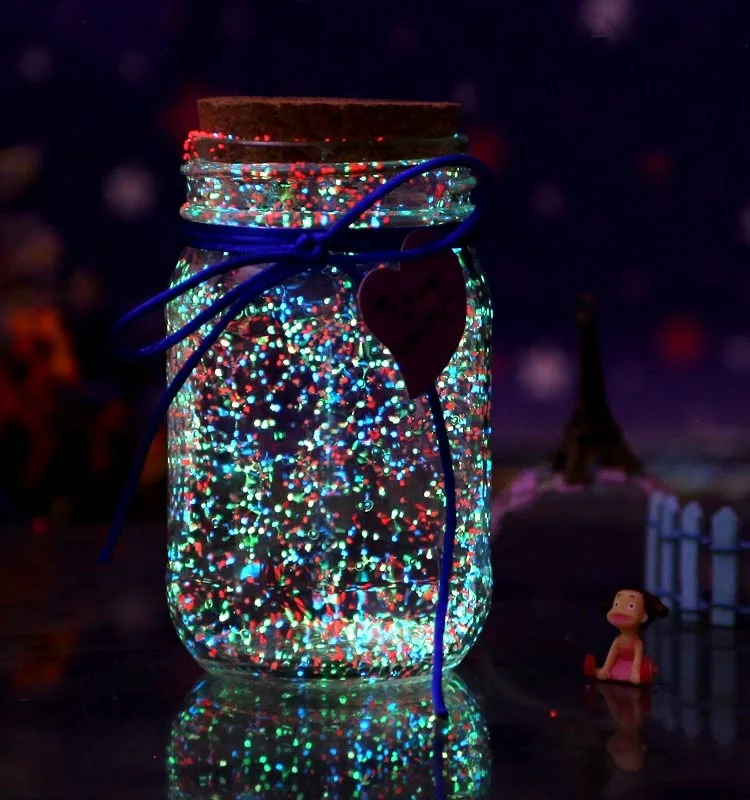 热卖圣诞装饰许愿幸运星漂流瓶创意折纸瓶玻璃瓶