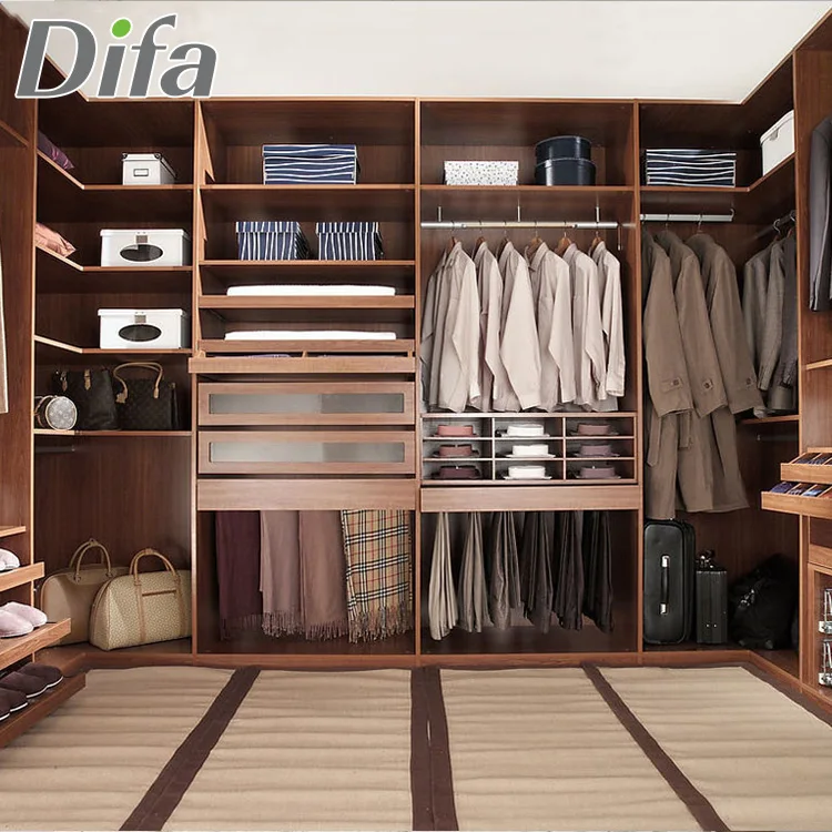 Custom Latest Design Walk In Closet Storage Systems Walk In