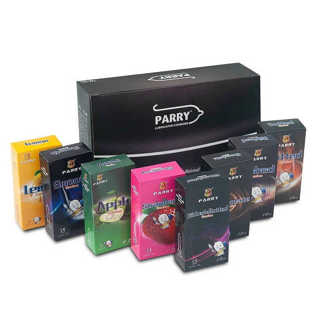 
PARRY male condom 144 condom pack OEM lubricated herbal condoms 