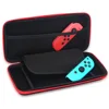 Custom travel leather zipper custom logo eva hard tool case for switch game console
