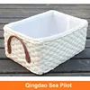 Wholesale classics handwoven corn husk straw storage basket
