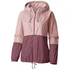 Women 2 Tone Lightweight Water Resistant Jacket Portable Jacket Outdoor
