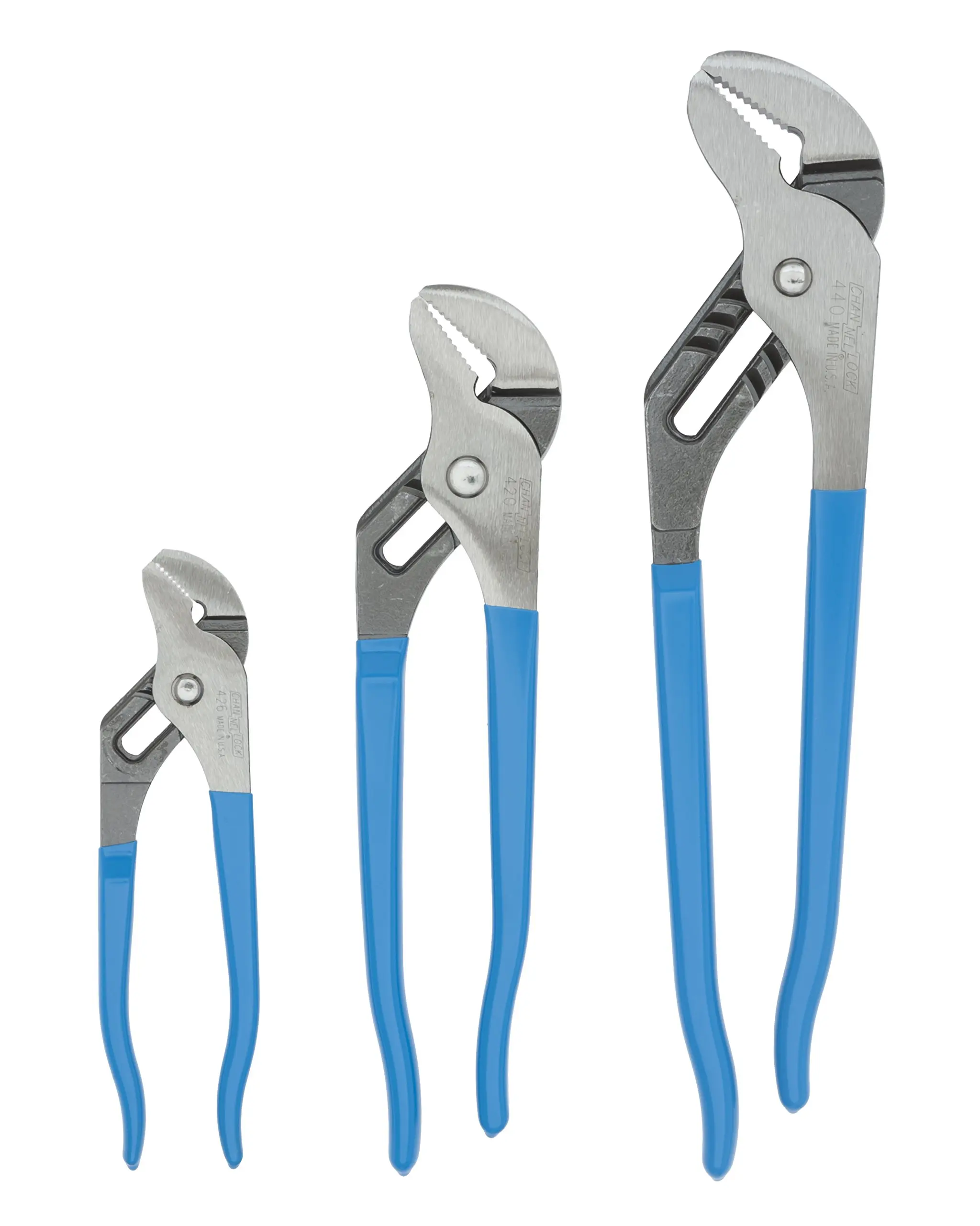 Buy Channellock 3 Piece 9 1 2 Inch 6 1 2 Inch And 12 Inch Tongue And