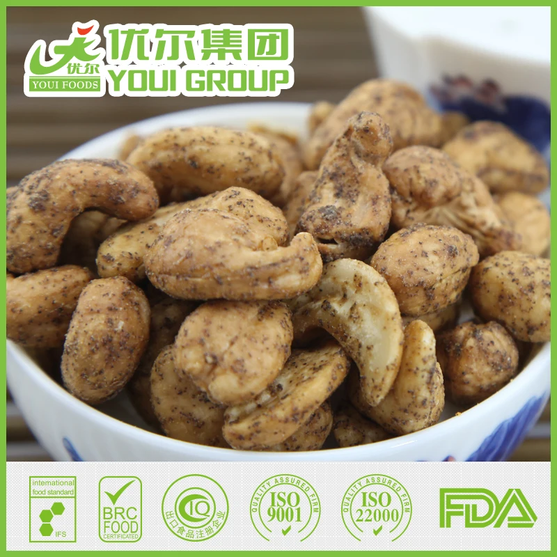 Snacks Cashew Nuts Roasted Wasabi Cashews With Certificates Halal Haccp ...