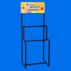 3 layer shelf garage shop steel retail fixture floor stand iron rod arm hanger metal rain wiper display rack