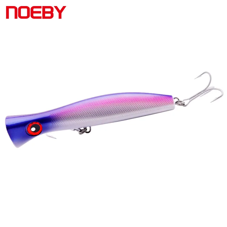 

Fishing Lure Popper 200mm 115g Top Water Artificial Hard Bait for fish, 6 colors available