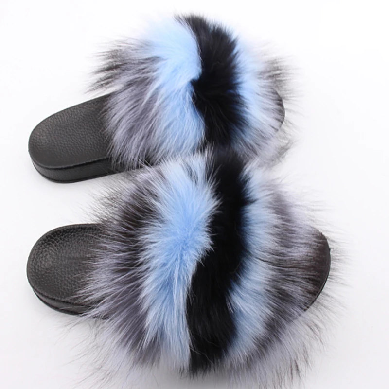 

Manufacture good quality Fur headband fur slipper fur slides, Customized