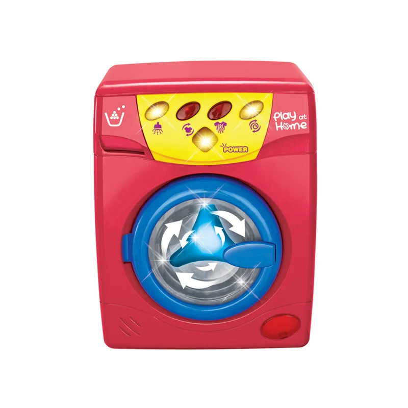 Mini Pretend Play Kids Toys Small Appliances Electric Washing Machine Gift R1BO 