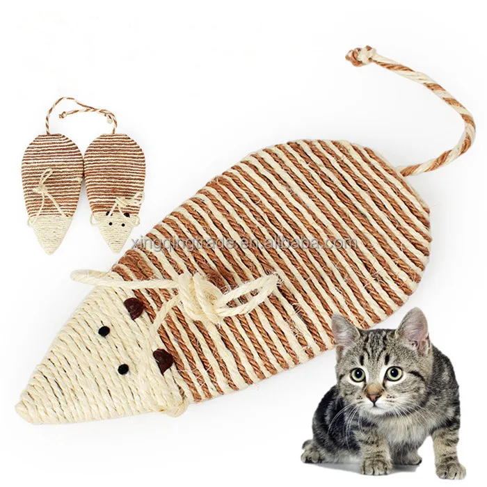 Double Sided Cat Cartoon Scratch Board ,Kitten Scratcher Mat Pad Interactive Toy for Pet Training