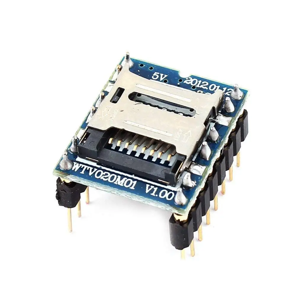 Mini Sd Card Mp3 Sound Module Pic Wtv020 Sd 16p For Arduino Uno R3