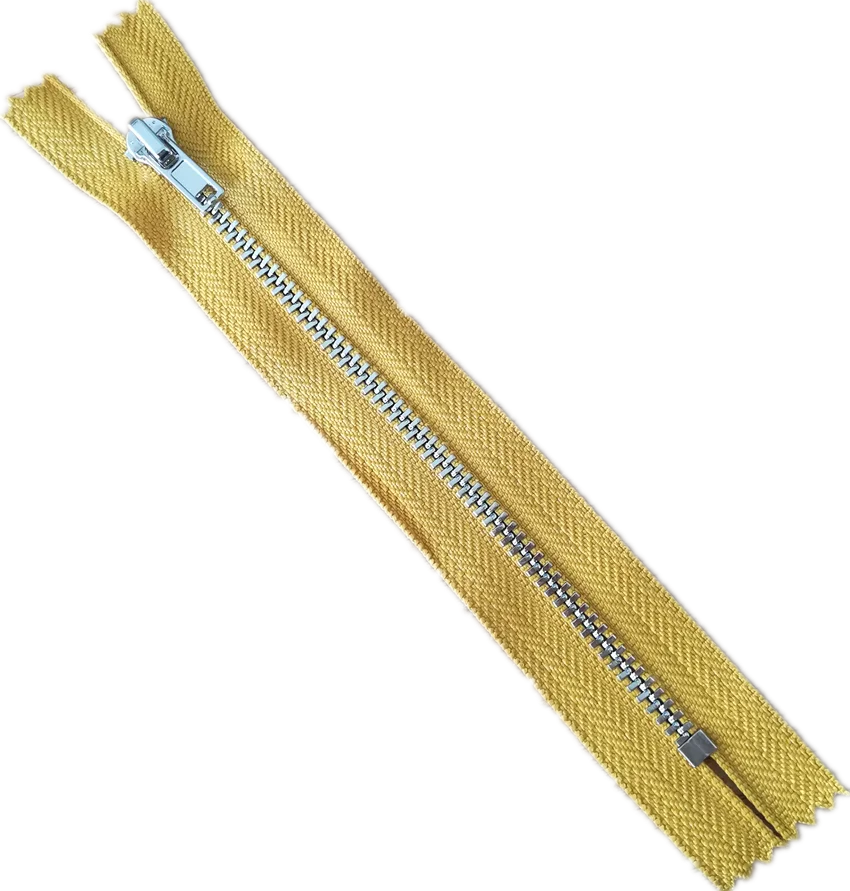 No5 Gold Metal Zipper Two Open Key Locking Sliders Buy Metal Zipper