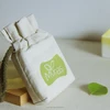 organic Cotton linen drawstring bag pouches for soap