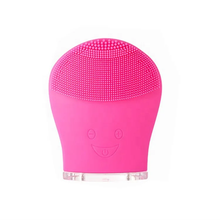 

Mini silicone facial cleanser Facial Cleansing Massaging and Anti-aging in One Elegant Device Cleanse Your Skin Look younger, Pink;rose