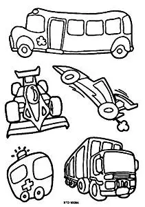 Variety of vehicl DIY Coloring Stained Stickers For Kids Art and Crafts For Kids Window Clings Family Activities Fun Crafts For Kids Art Projects Removable Windows Stained Glass Decals