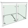 Frame Chinese supplier spigot glass railing/glass pool fence