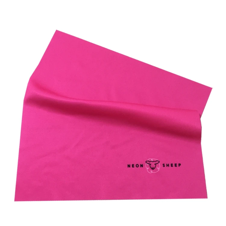 

Custom print microfiber glasses screen cleaning cloth printed face cloth