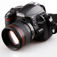 

Lightdow 85mm F1.8 Manual Focus Camera Lens for Nikon D850 D800 D750 D610 D300 D3100 D3200 D3400 D5100 D5200 camera lens