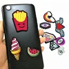 Custom fashion Self adhesive phone decor embroidered patches