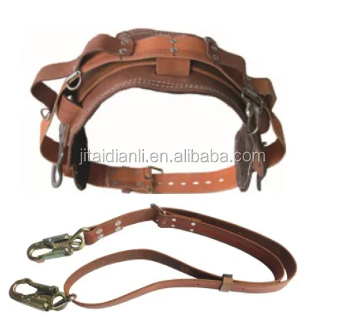 leather safety belt