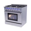 CSA Standard HRG3080U 30 Inch 4 Burner OEM Mobile Gas Range with Grill Top