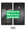 hot sale full power A grade high efficiency 72 cells black solar panels also called paineis solares