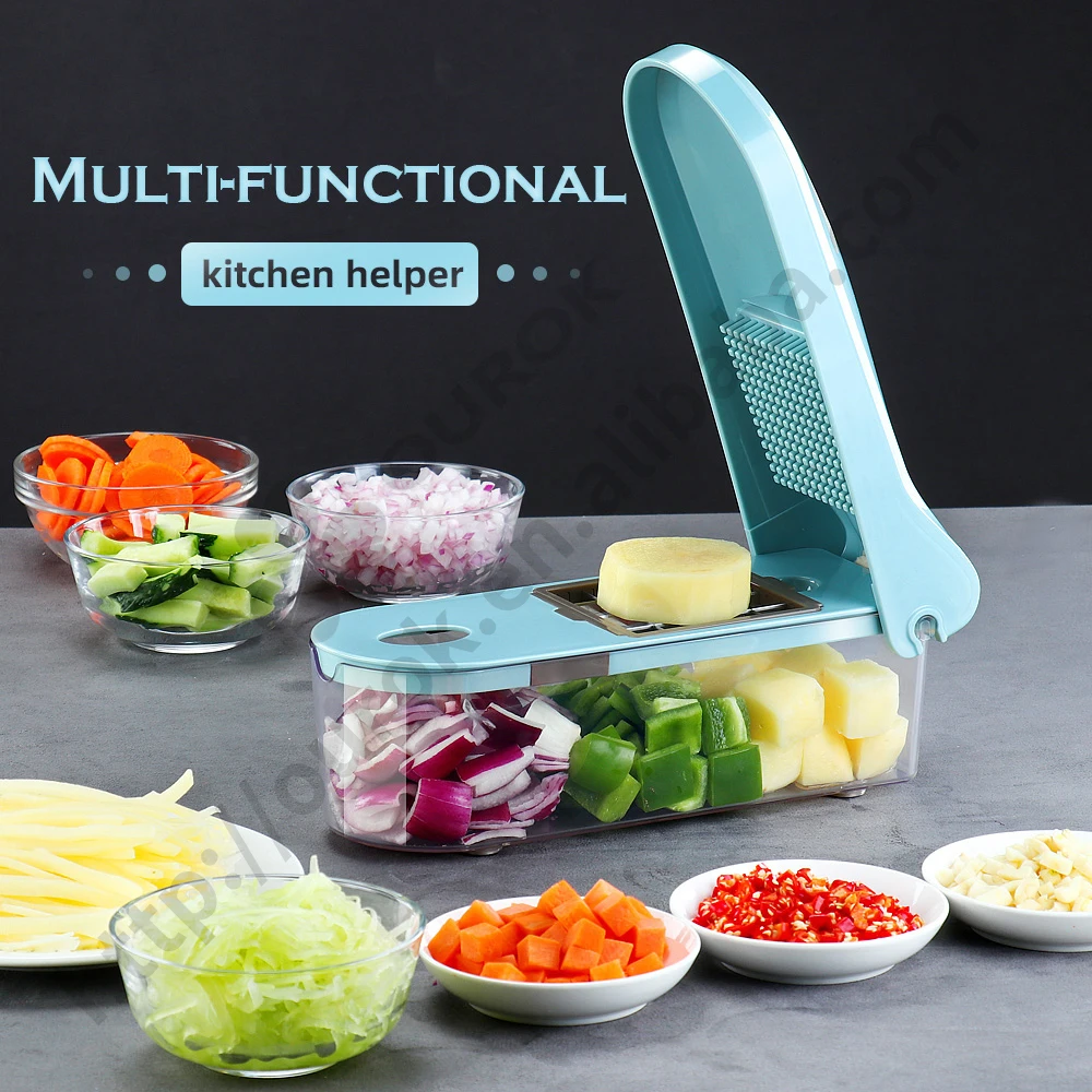 12 In 1 As Seen On Tv Manual Food Slicer And Chopper Vegetable Dicer