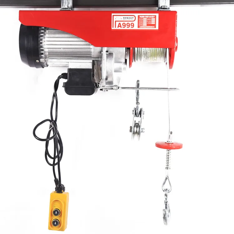 Мини таль электрическая 220в. HGS-B 250 Micro Electric Rope Hoist. Мини лебедка цепная. Подвесной на машине. Micro Electric Rope Hoist instructions.