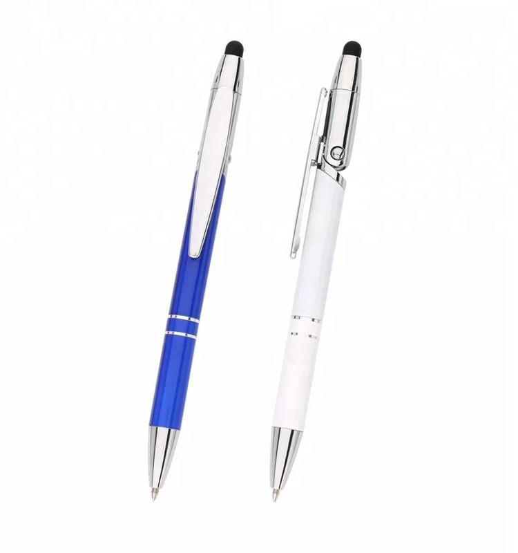 
Multifunction metal material stylus pen Boligrafo con toque for promotional with customized logo 