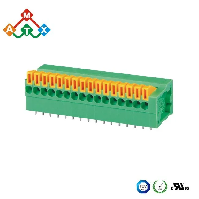 Pcb Screwless Terminal Block Connector With 350mm 250mm Pitch Buy 7185