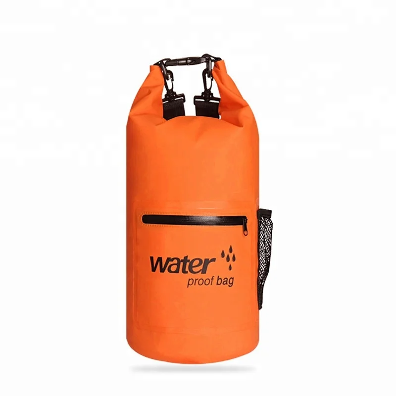

Waterproof Backpack Dry Bag Double Straps Sack With Zipper Pocket Drybag for Swimming&Boating&Sailing&Kayaking&Snowboarding, Black;white;red;blue;yellow;green;orange