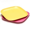 rectangle eco-friendly plate bamboo candle warming plate dishes