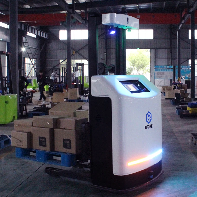 
Customized Electric Stacker Forklift AGV with High Performance 