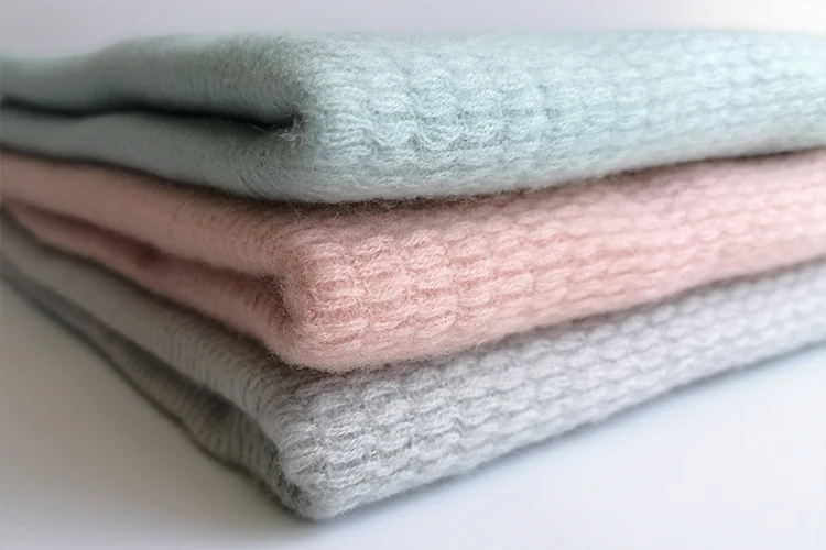 2019 Knit Cashmere Crochet Cable Women Wool Knitted Shawl Ladies Scarves Pashmina Knitted Scarf