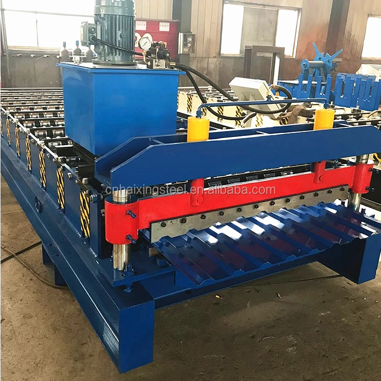 Roof color steel tile cold roll forming machine