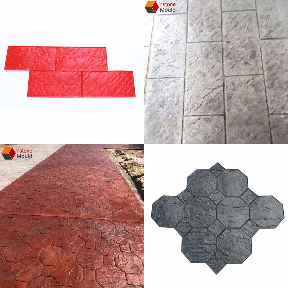 Polyurethane Floppy Stamp Concrete Cement Imprint Texture Stamp Mold