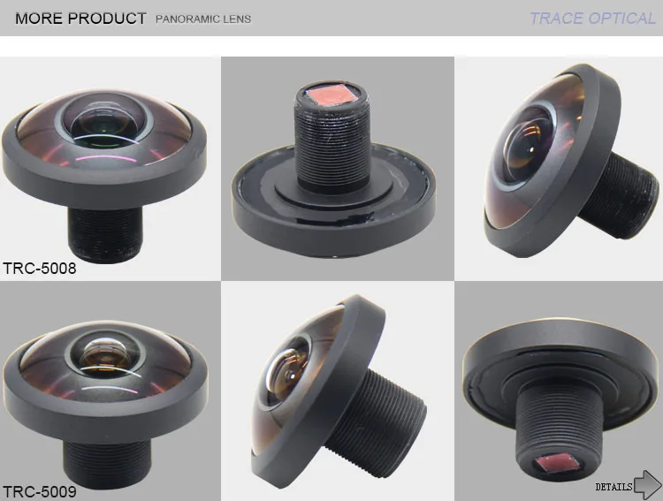 ov4689 IMX179 1 /3 inch 1.08mm FOV 220 degree 360 camera vr  lens